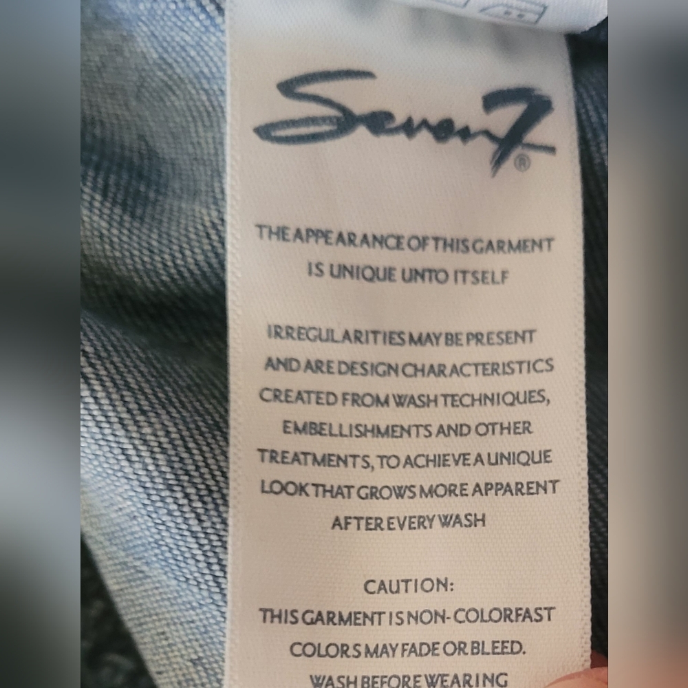 Seven7 Plus Sz 24 Jeans - Picture 8 of 8